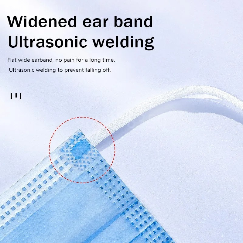 50-500pcs Disposable Adults in - Disposable Mask Blue incelemesi ve fiyatı
