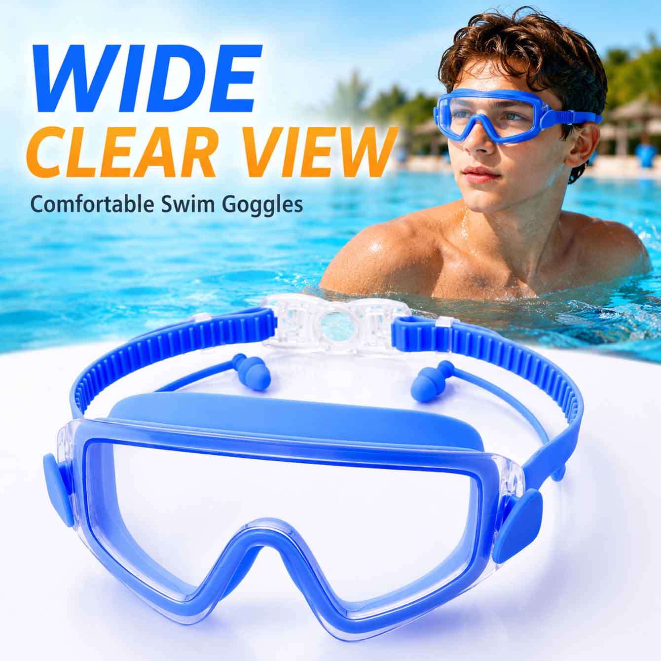 1PC Swim Goggles Snorkel Divin - Anti Pollution Mask incelemesi ve fiyatı