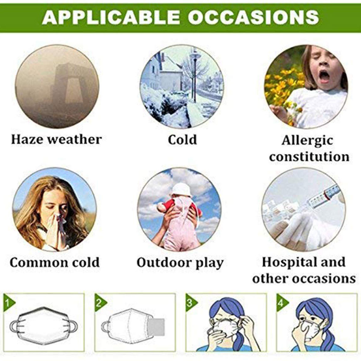 Adjustable Face Mask Anti-dust - Pm2.5 Filter Insert incelemesi ve fiyatı