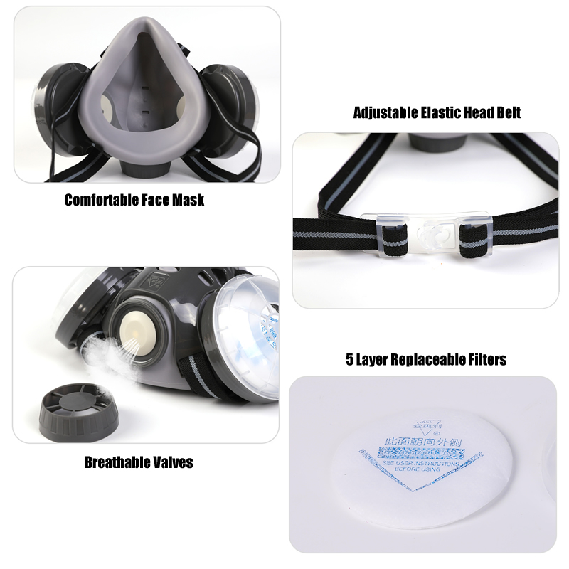 New Anti Dust Mask Full Face R - Dust Mask Construction incelemesi ve fiyatı