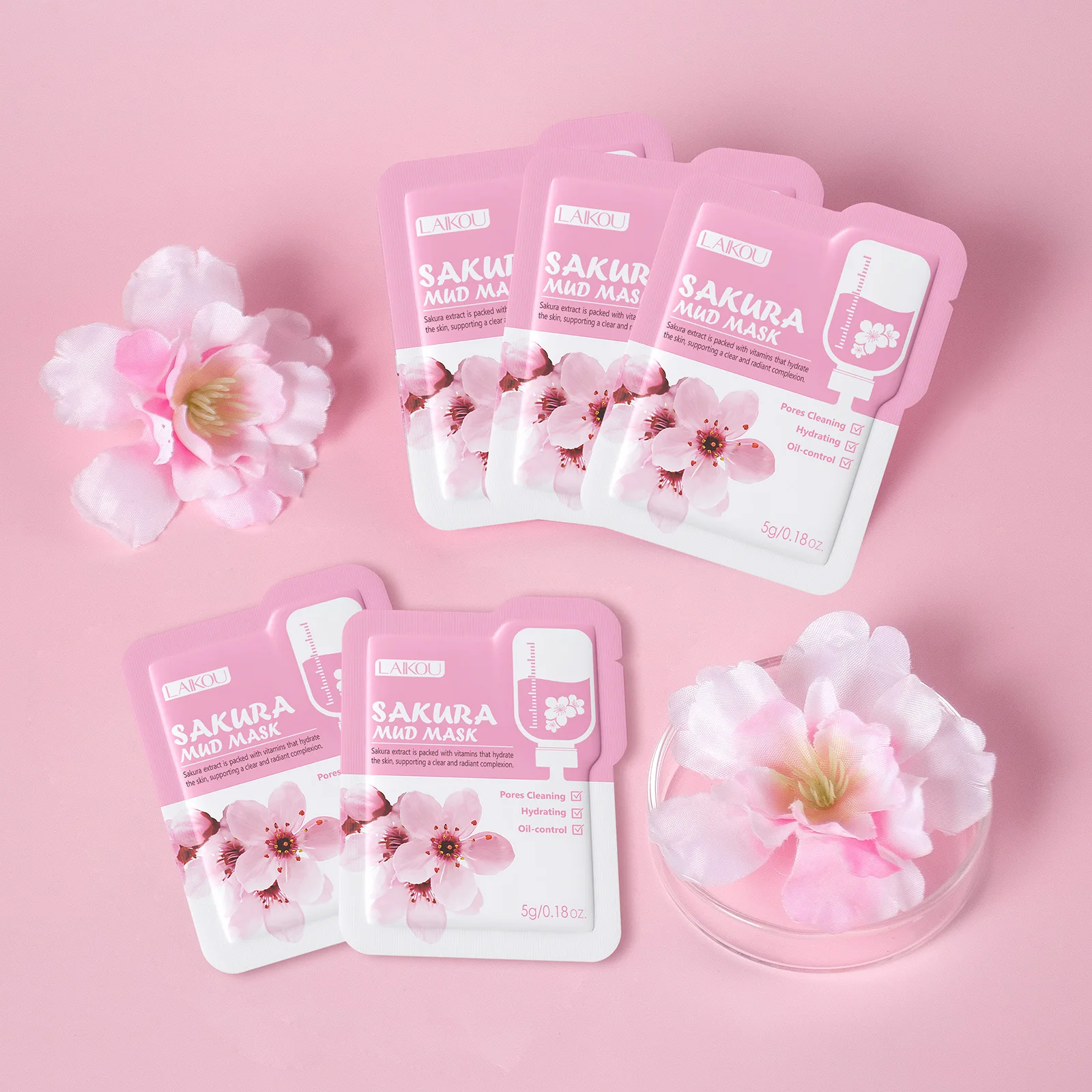 Laikou Sakura Clay Mask Trial  - Dust Mask Construction incelemesi ve fiyatı