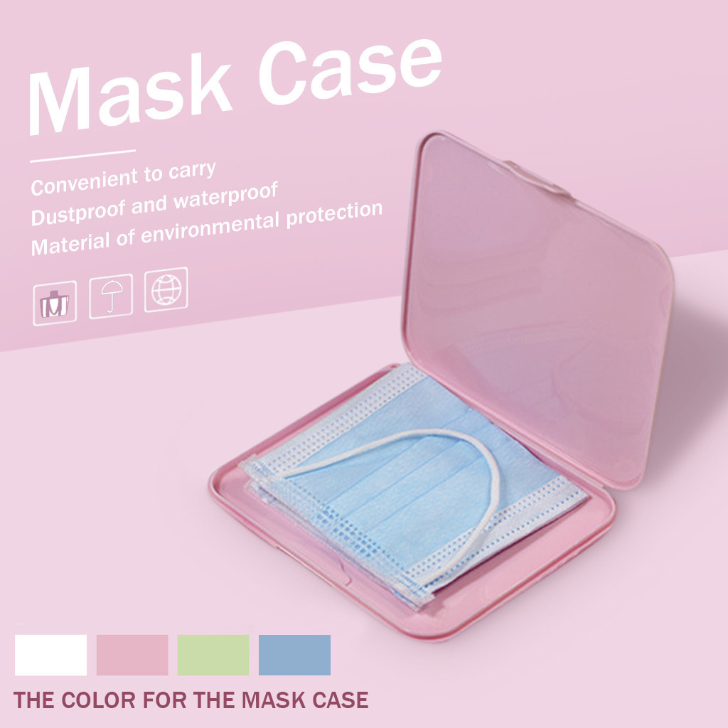 Pink Mask Cover Green Box Mask - Face Mask Storage Box incelemesi ve fiyatı