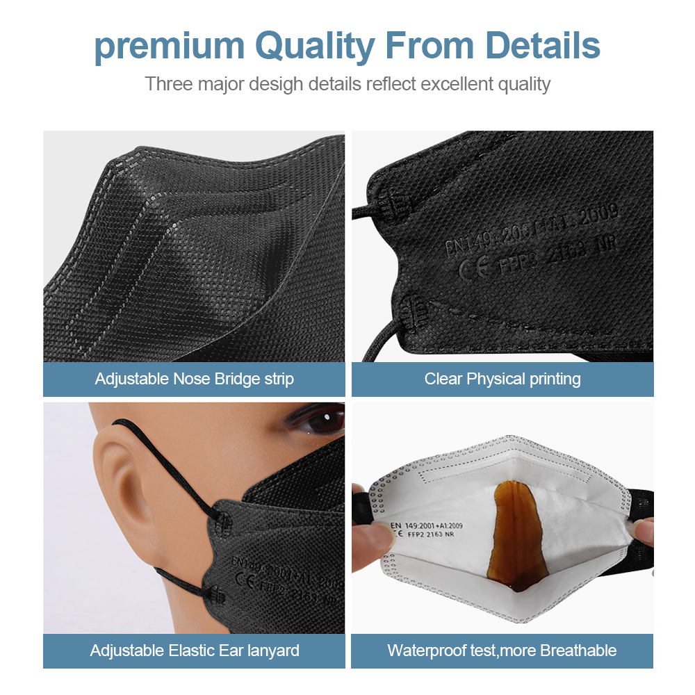 Adult Fish Shape Certified KN9 - Kn95 Respirator Mask incelemesi ve fiyatı