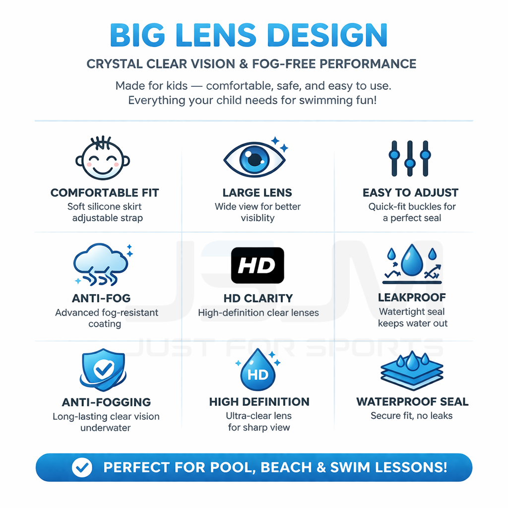 JSJM Kids Swimming Goggles Big - Silicone Mask Bracket incelemesi ve fiyatı
