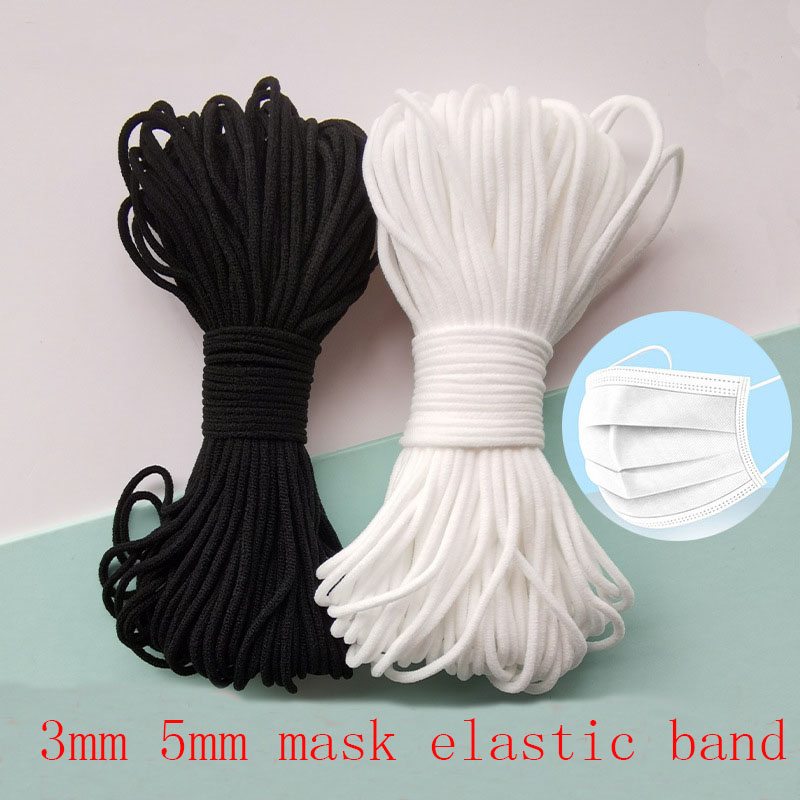 Mask Elastic Rope 3mm Round Wh - Mask Lanyard Adjustable incelemesi ve fiyatı