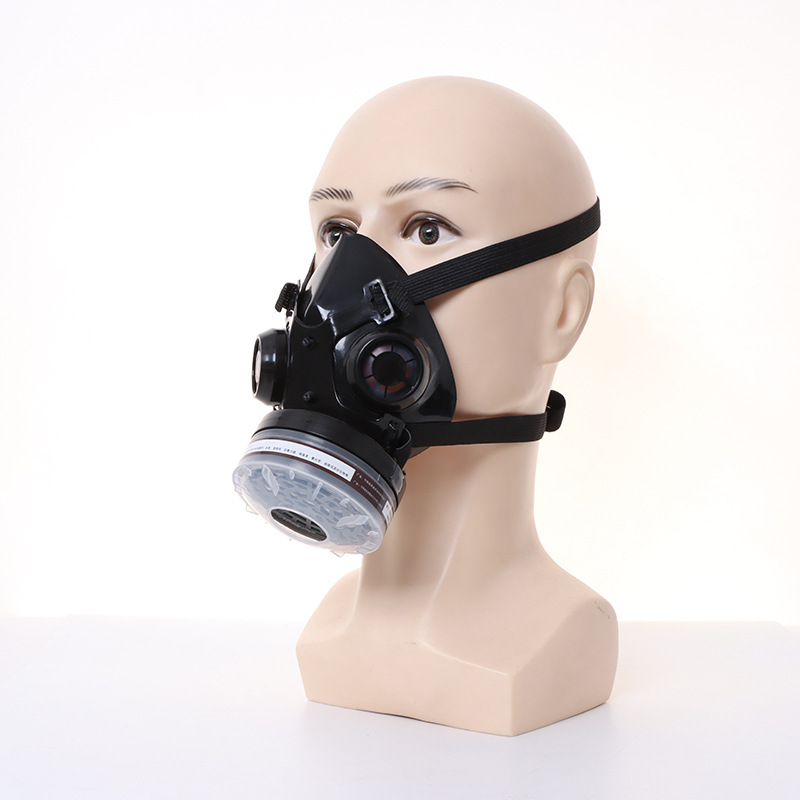 New Half Face Black Gas Mask R - Dust Mask Construction incelemesi ve fiyatı