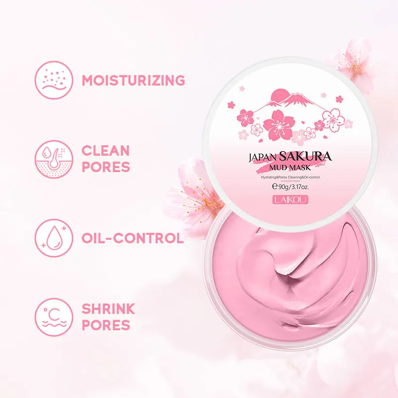 LAIKOU Sakura Clay Mask 25g 90 - Dust Mask Construction incelemesi ve fiyatı