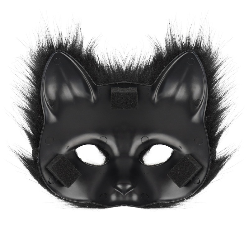 Furry Cat Ears Mask Tail & Paw - Black Face Mask Pack incelemesi ve fiyatı