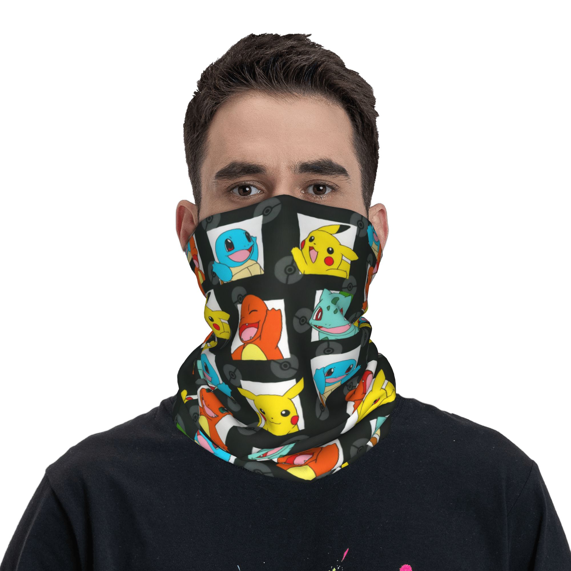 Cartoon Monsters Bandana Neck  - Sports Mask Breathable incelemesi ve fiyatı
