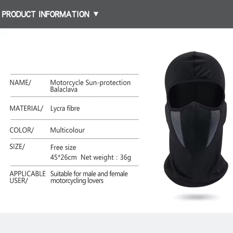 Full Face Mask Cycling Windpro - Sports Mask Breathable incelemesi ve fiyatı