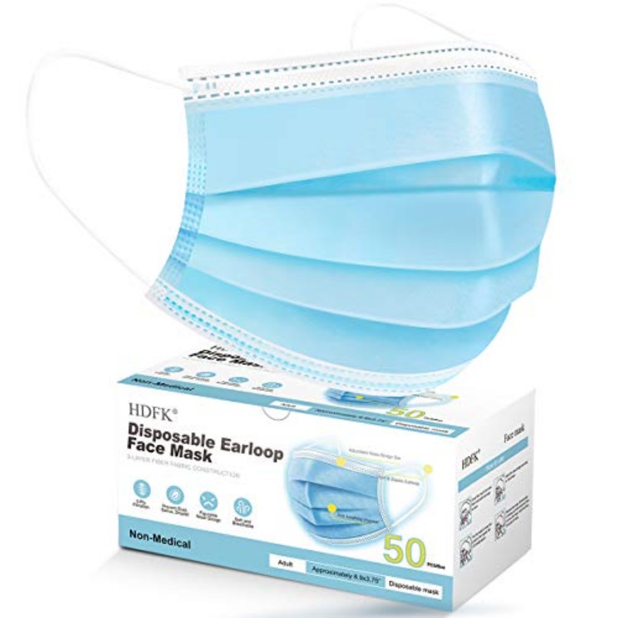 Face Mask Disposable Adults 3P - Disposable Mask Blue incelemesi ve fiyatı