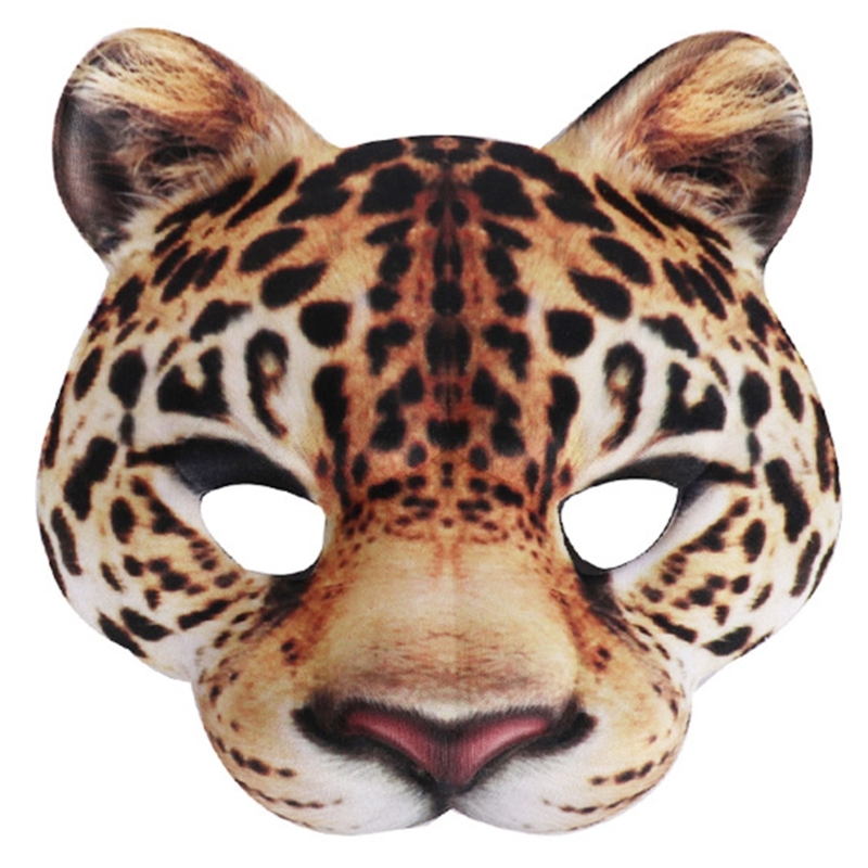 Leopard Mask Party Mask Dress  - Respirator Half Face incelemesi ve fiyatı