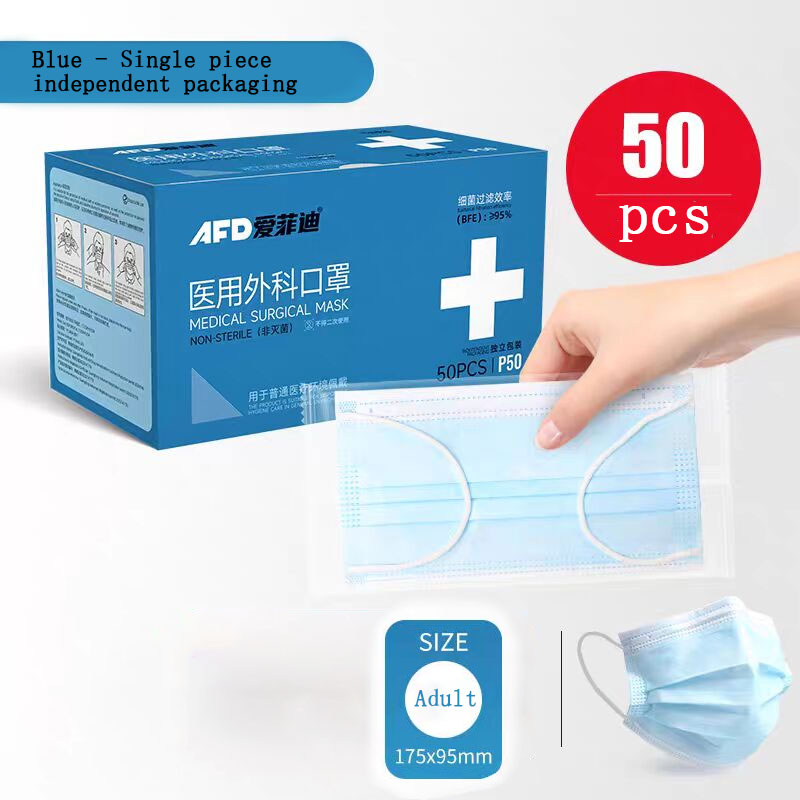 50pcs Disposable Mask Activate - Disposable Surgical Mask incelemesi ve fiyatı