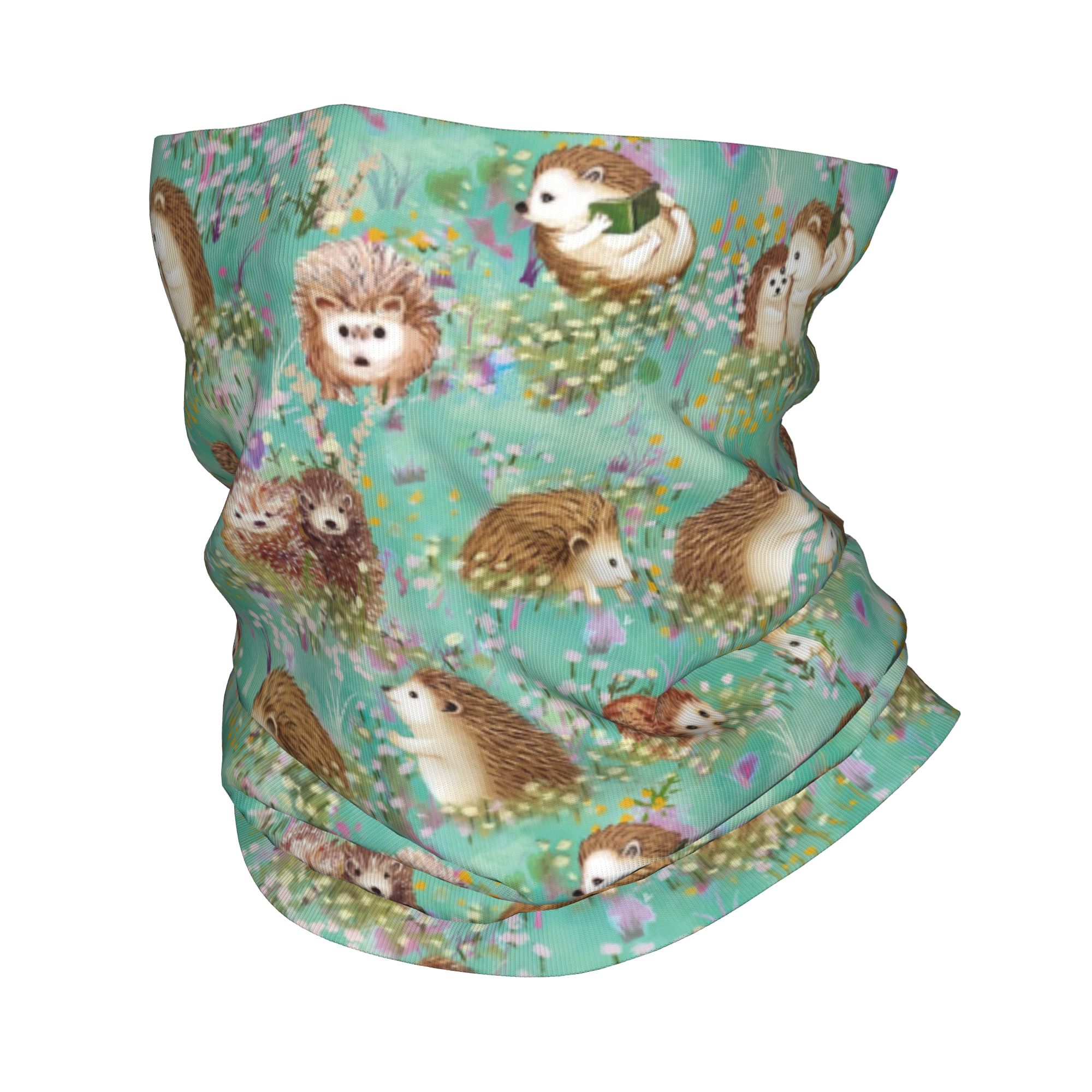 Autumn Hedgehog Spring Floral  - Neck Gaiter Face Cover incelemesi ve fiyatı