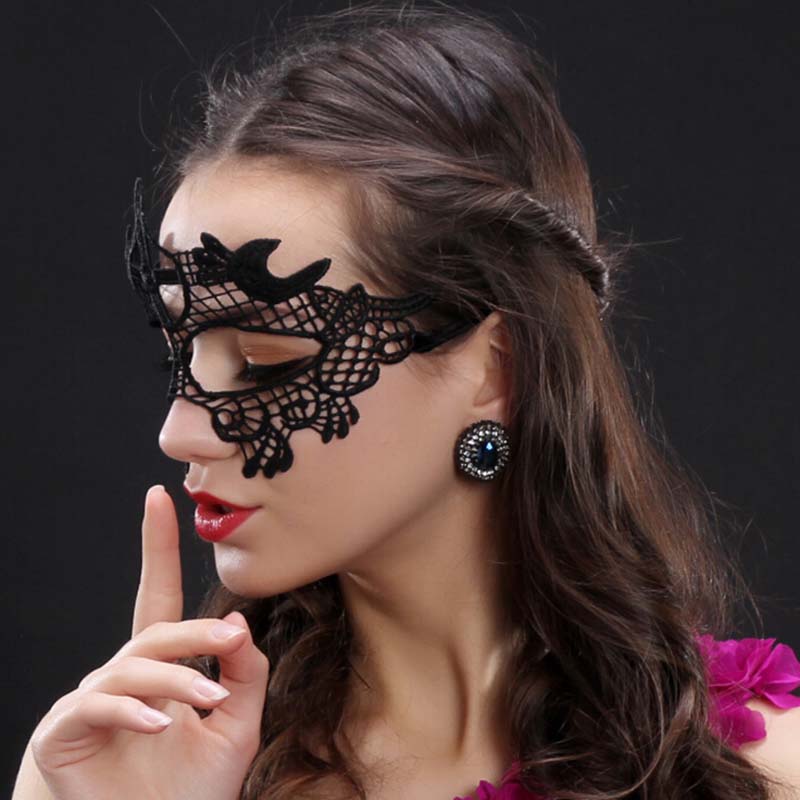 Sexy Women Lace Hollow Masquer - Respirator Half Face incelemesi ve fiyatı