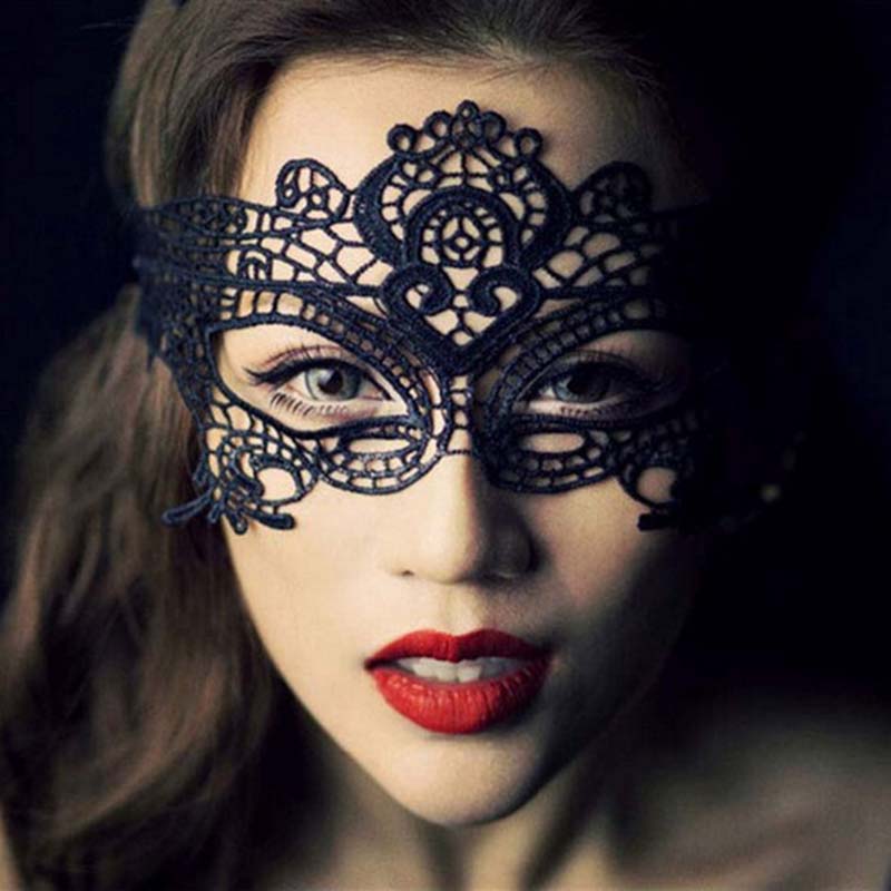 Sexy Women Lace Hollow Masquer - Respirator Half Face incelemesi ve fiyatı
