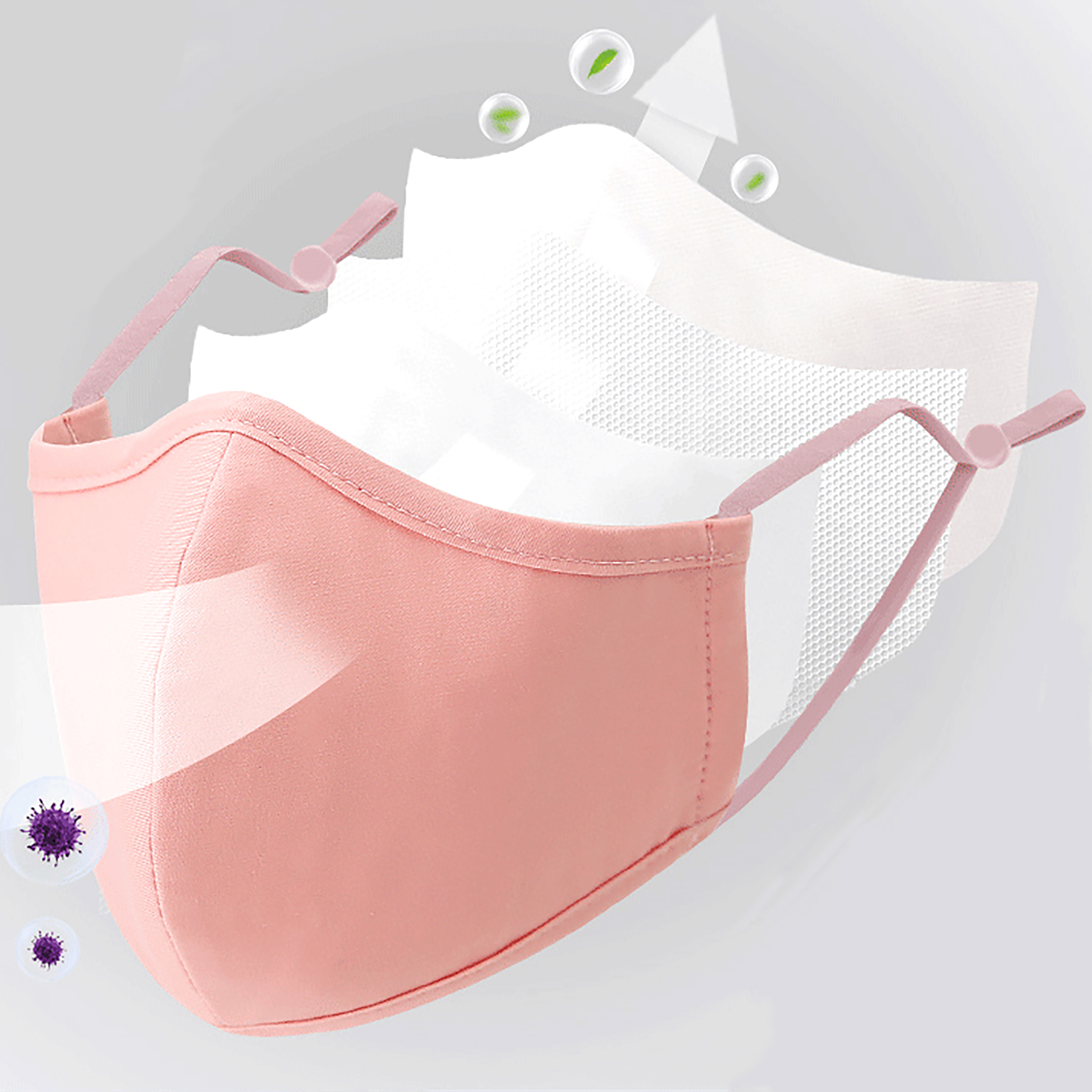 4 Styles New Upgrade Cotton Fa - Cloth Face Mask Washable incelemesi ve fiyatı