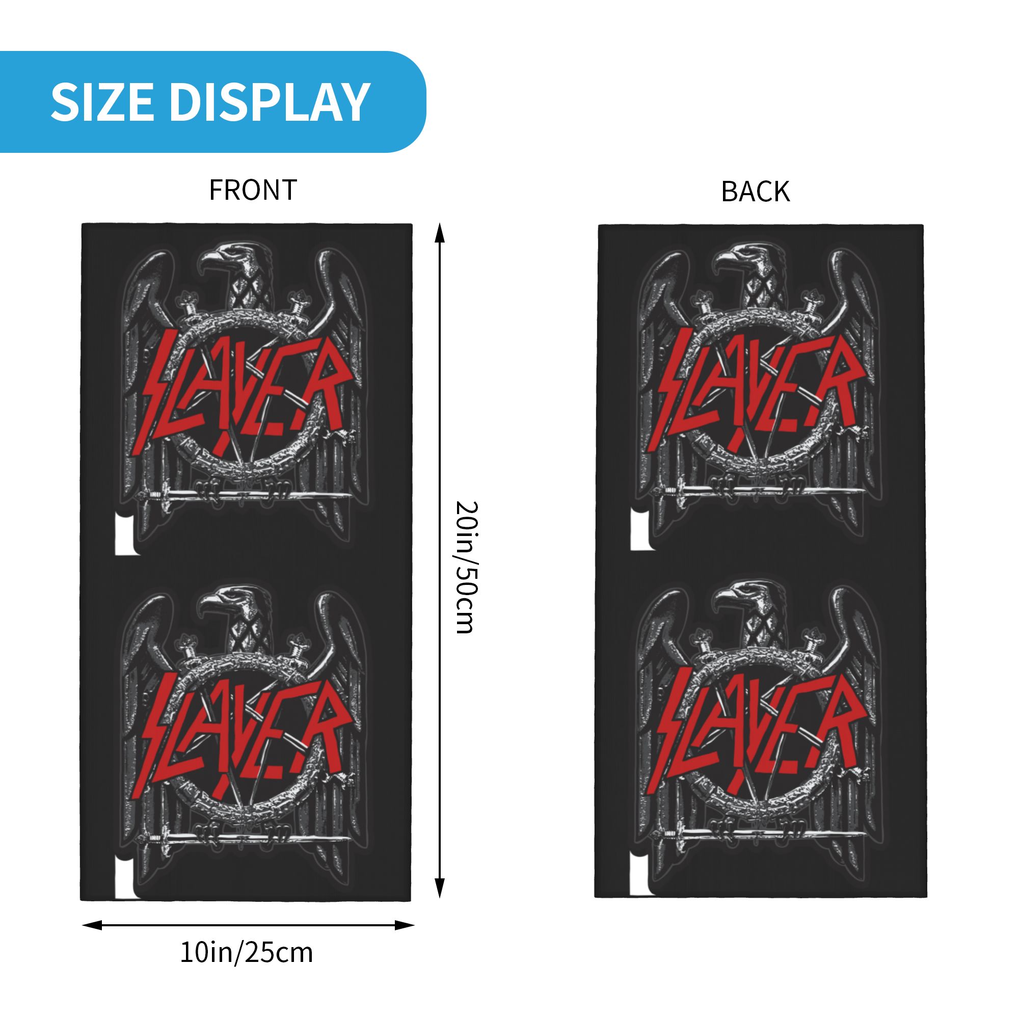 Custom Slayers Logo Bandana Ne - Neck Gaiter Face Cover incelemesi ve fiyatı