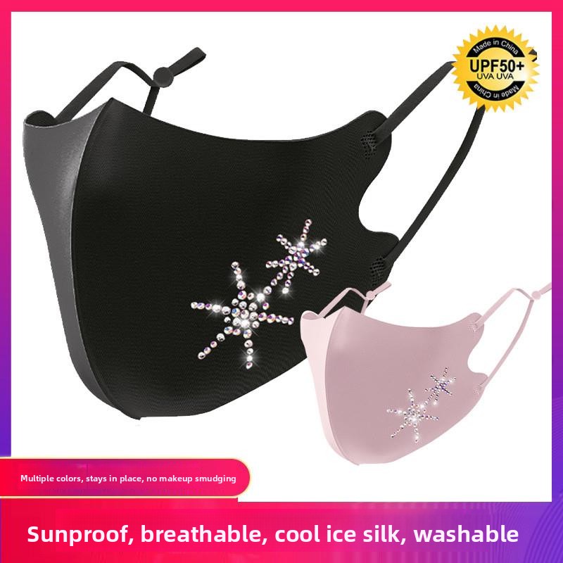 Women's Sparkling Rhinestone F - Cloth Face Mask Washable incelemesi ve fiyatı
