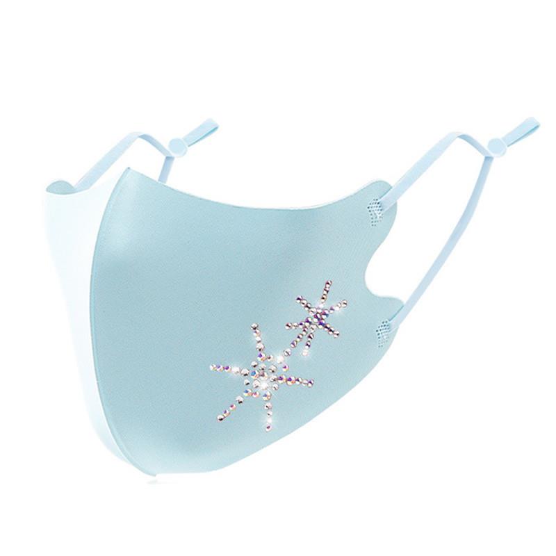 Women's Sparkling Rhinestone F - Cloth Face Mask Washable incelemesi ve fiyatı