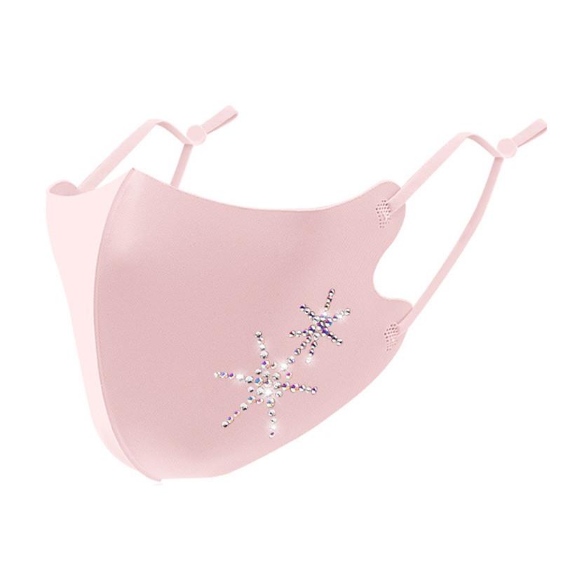 Women's Sparkling Rhinestone F - Cloth Face Mask Washable incelemesi ve fiyatı