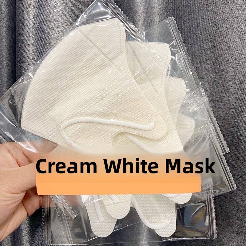 Milk White Breathable Thin Ste - Disposable Surgical Mask incelemesi ve fiyatı