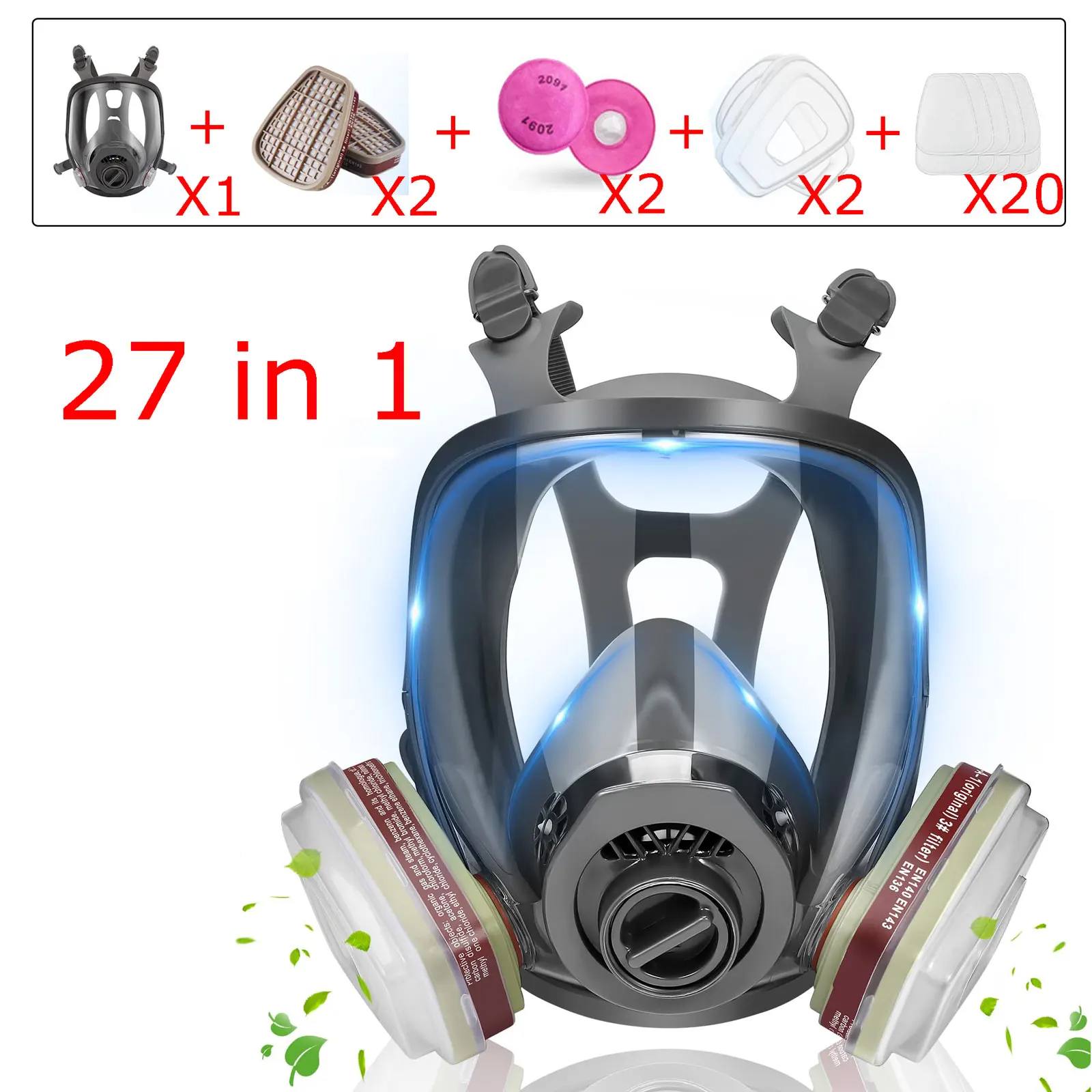 Full Face Gas Masks Survival C - Dust Mask Construction incelemesi ve fiyatı