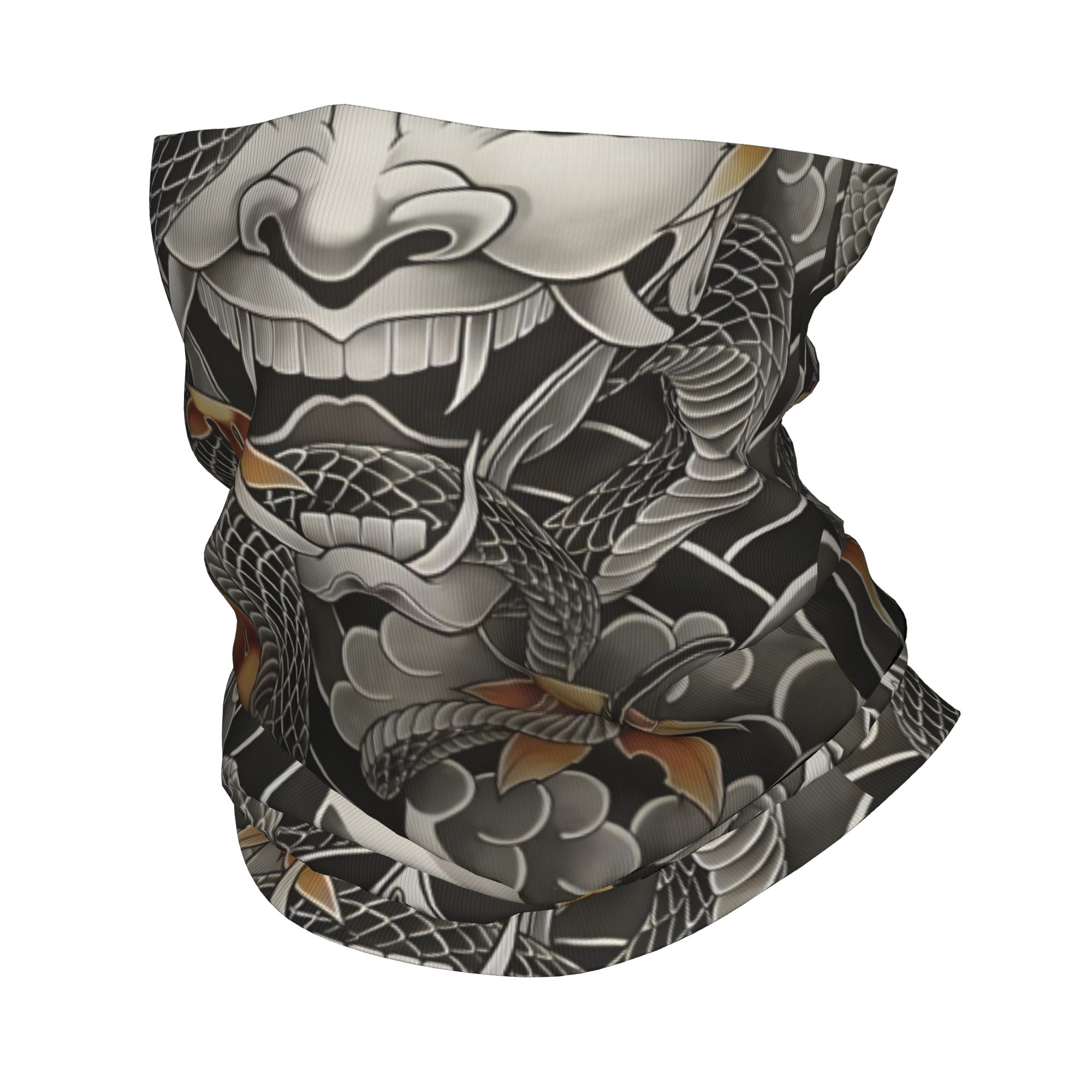 Custom Samurai Oni Demon Banda - Neck Gaiter Face Cover incelemesi ve fiyatı