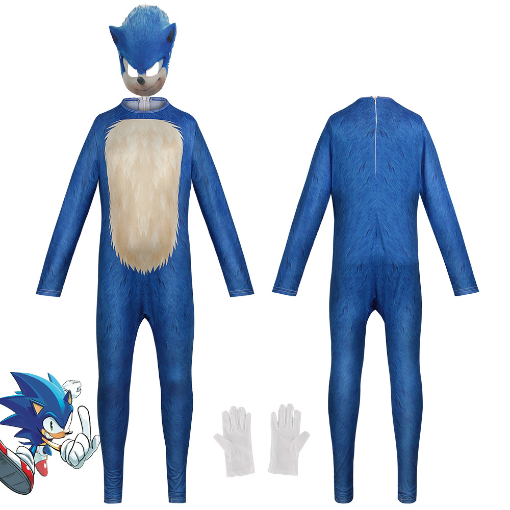 Anime Game Sonic Blue Red Blac - Black Face Mask Pack incelemesi ve fiyatı
