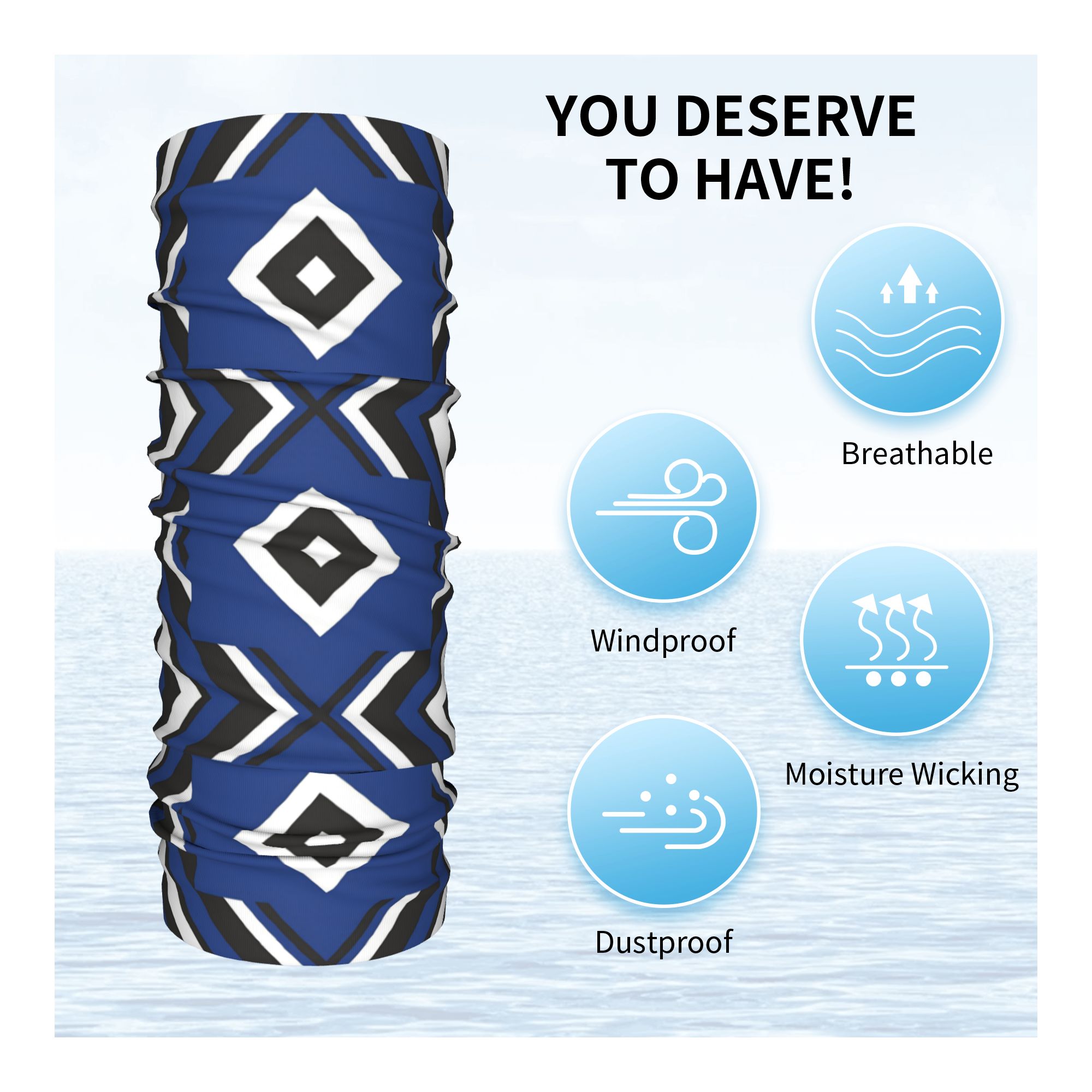 Blue Diamond HSV Soccer Bandan - Neck Gaiter Face Cover incelemesi ve fiyatı