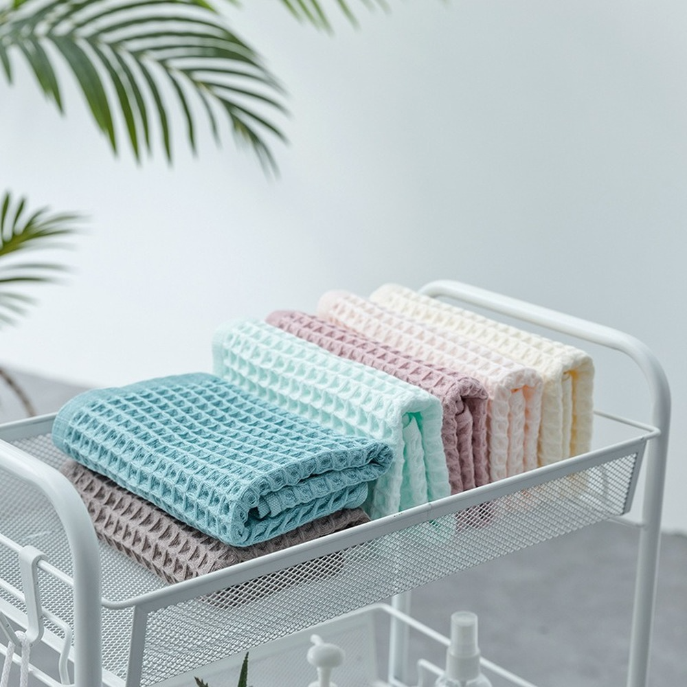1Pcs Waffle Soft Face Towels f - Cloth Face Mask Washable incelemesi ve fiyatı