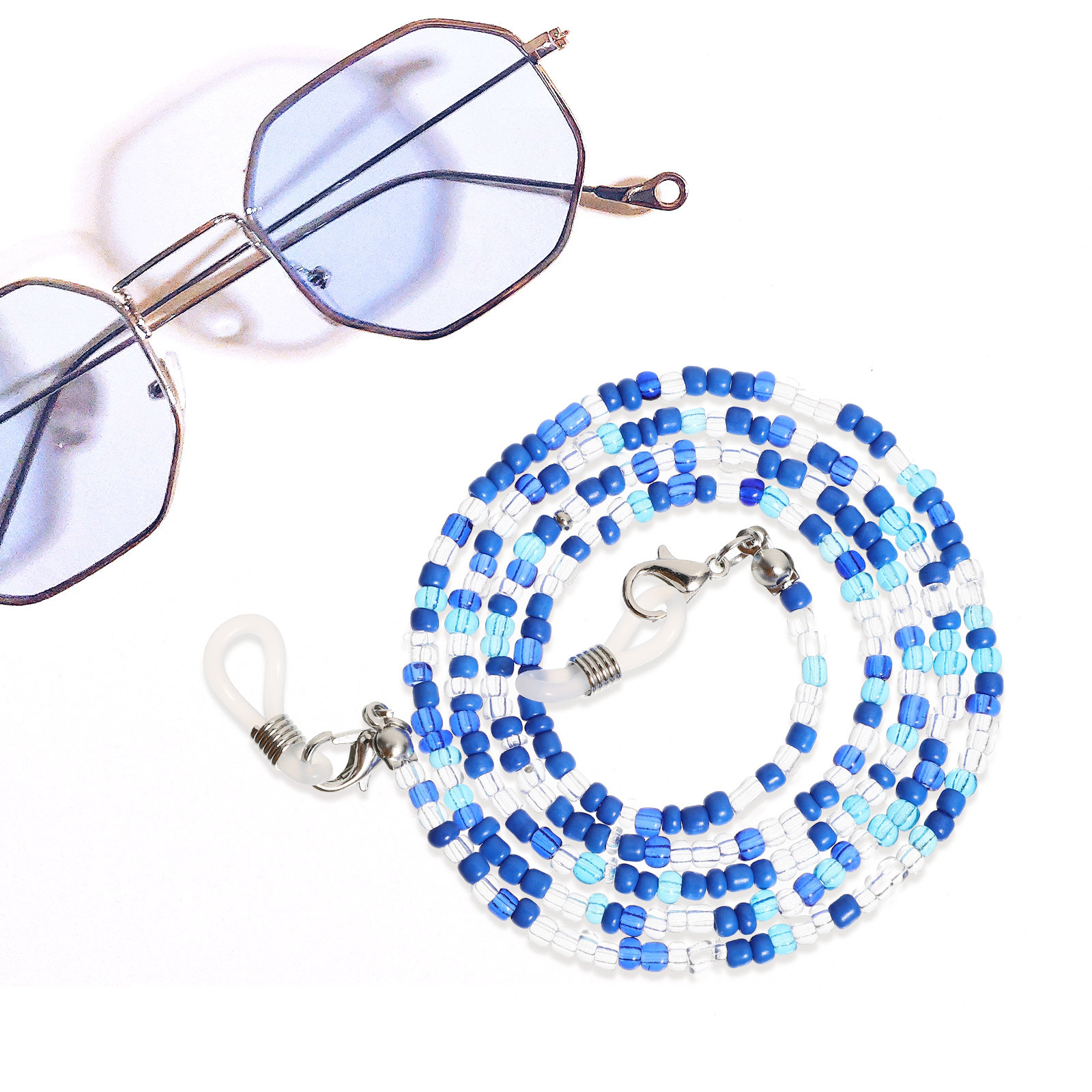 5Pcs Beaded Eyeglass Chain for - Mask Chain Holder incelemesi ve fiyatı