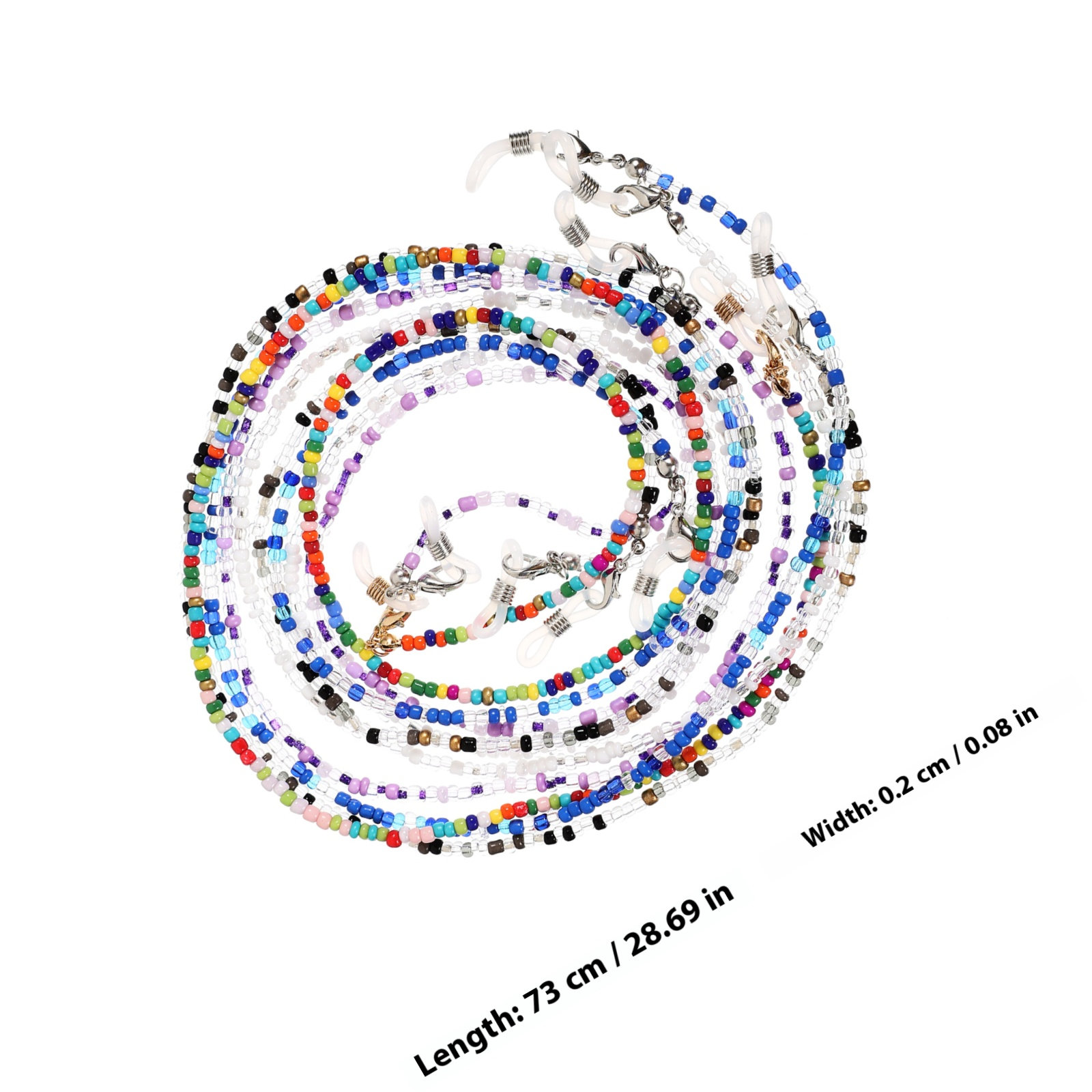 5Pcs Beaded Eyeglass Chain for - Mask Chain Holder incelemesi ve fiyatı