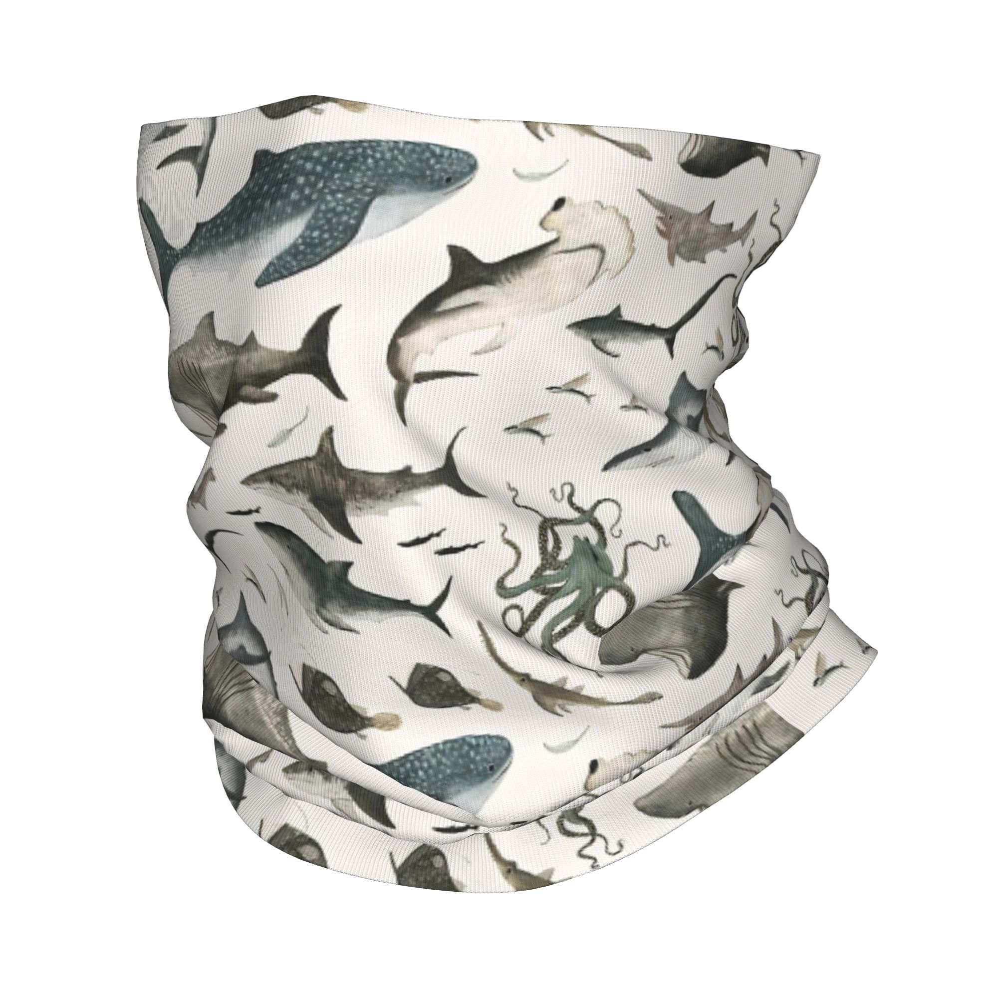 Shark Ocean Animal Sharks Band - Neck Gaiter Face Cover incelemesi ve fiyatı
