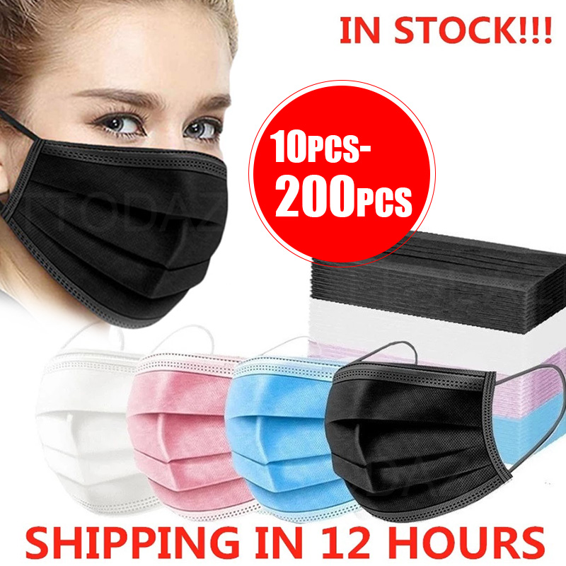 10/50/100/200PCS Disposable Ma - Disposable Mask Blue incelemesi ve fiyatı