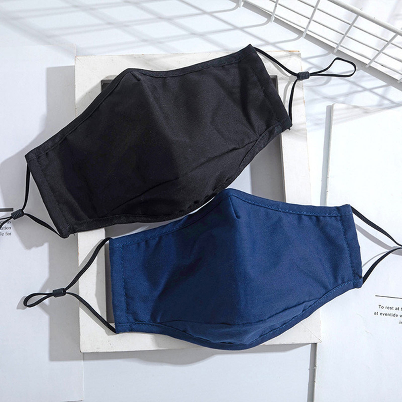 Men and Women Solid Color Faci - Cloth Face Mask Washable incelemesi ve fiyatı