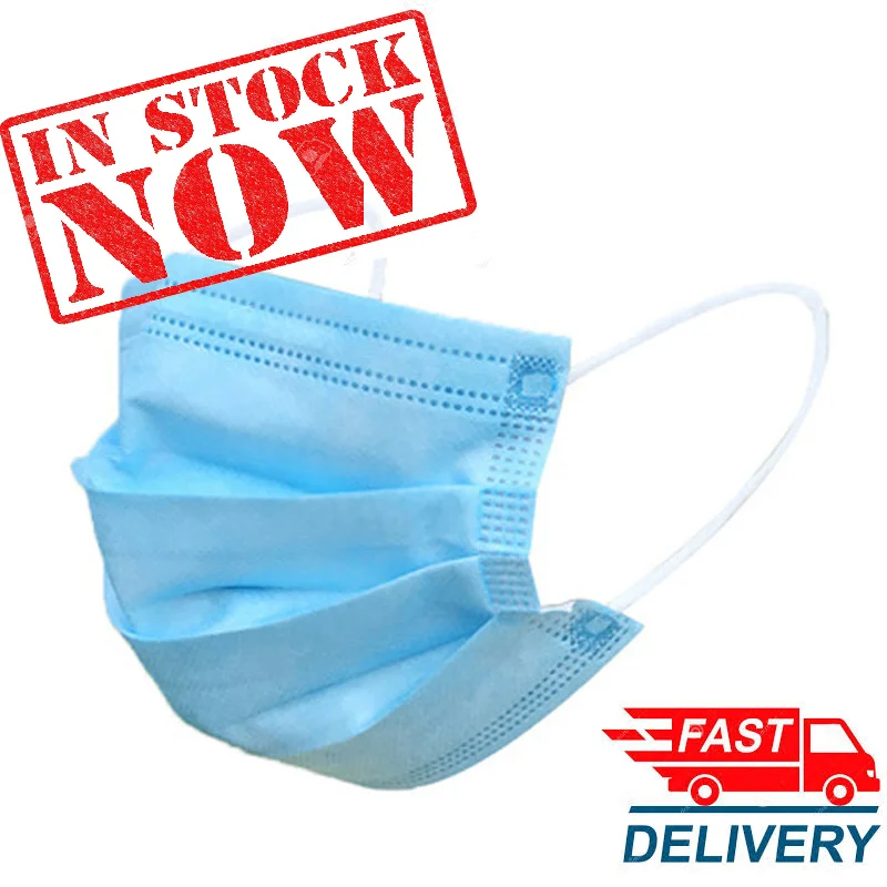 3-Layer Disposable Face Mask-A - Disposable Mask Blue incelemesi ve fiyatı