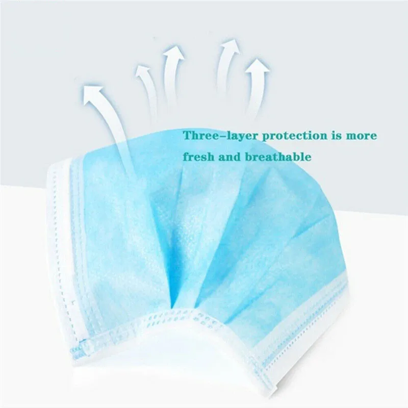 3-Layer Disposable Face Mask-A - Disposable Mask Blue incelemesi ve fiyatı