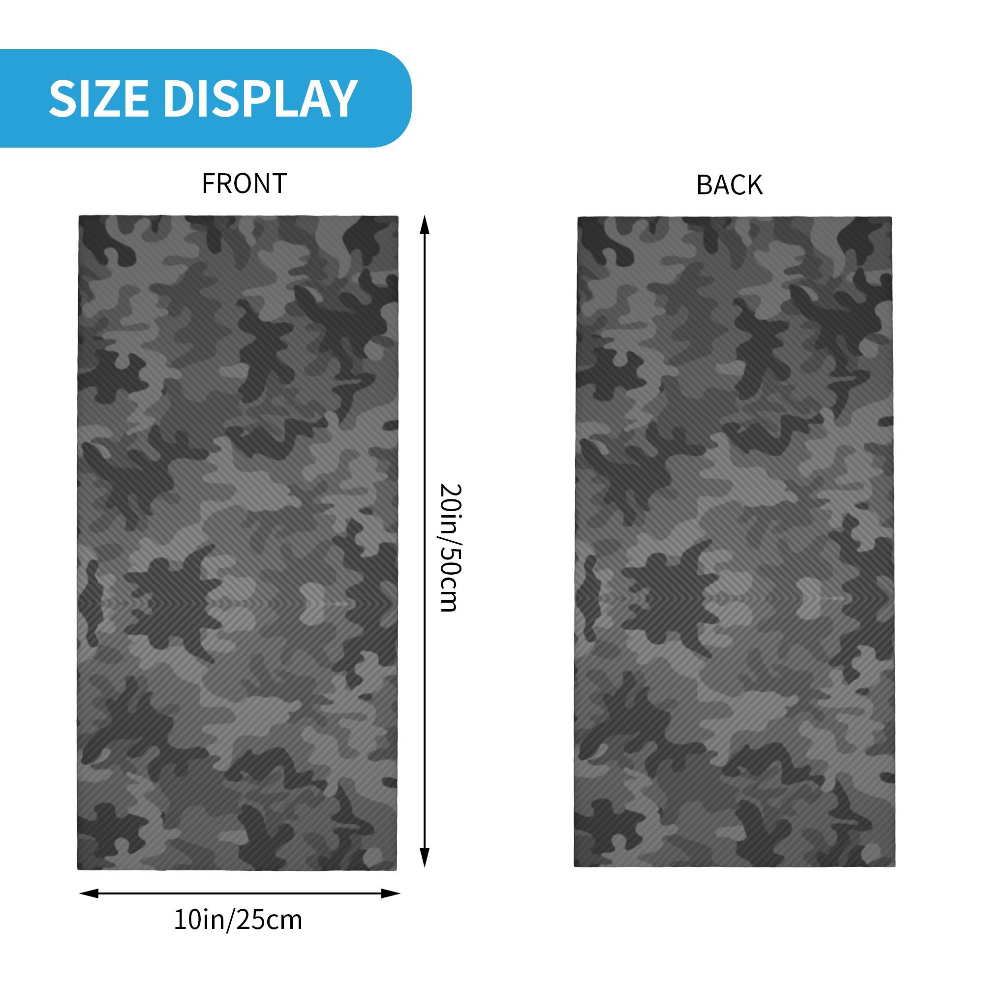 Custom Carbon Camo Bandana Nec - Neck Gaiter Face Cover incelemesi ve fiyatı