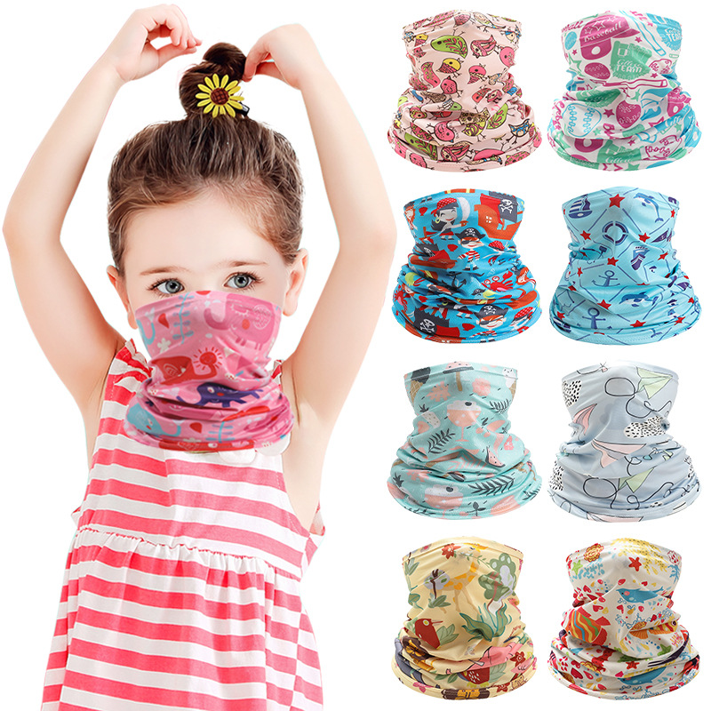 Kids Neck Cover Cute Ice Silk  - Kids Face Mask incelemesi ve fiyatı