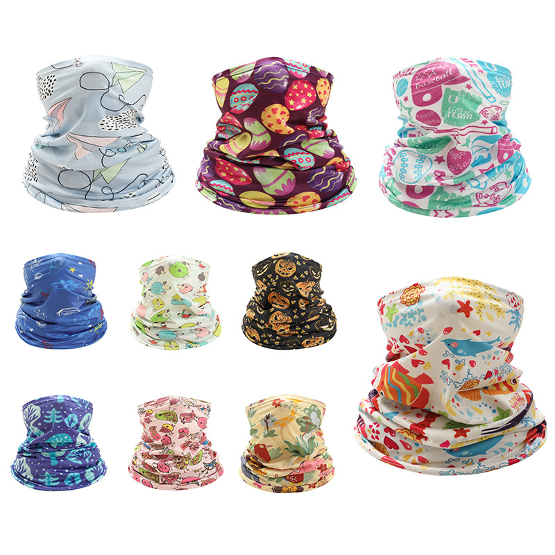 Kids Neck Cover Cute Ice Silk  - Kids Face Mask incelemesi ve fiyatı
