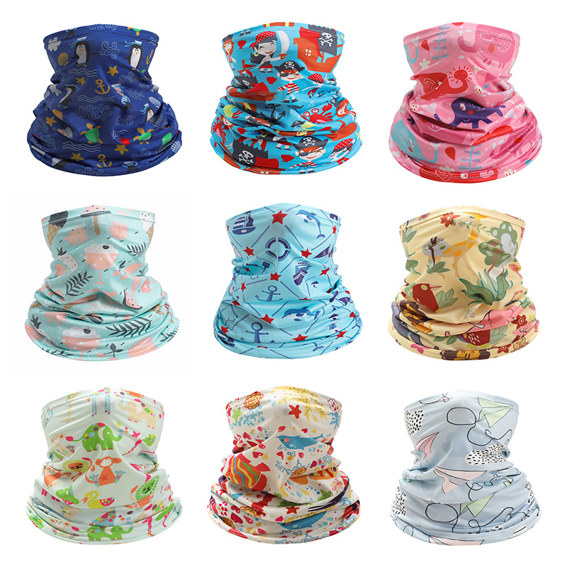 Kids Neck Cover Cute Ice Silk  - Kids Face Mask incelemesi ve fiyatı