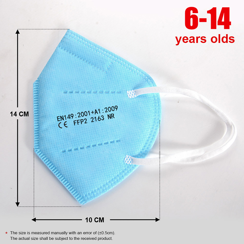 100pcs Kids mascarillas fpp2 B - Black Face Mask Pack incelemesi ve fiyatı