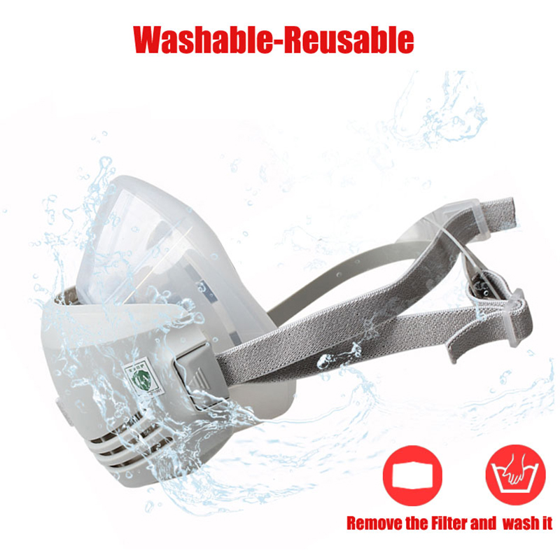 Silicone Dust-proof Gas Mask R - Cloth Face Mask Washable incelemesi ve fiyatı