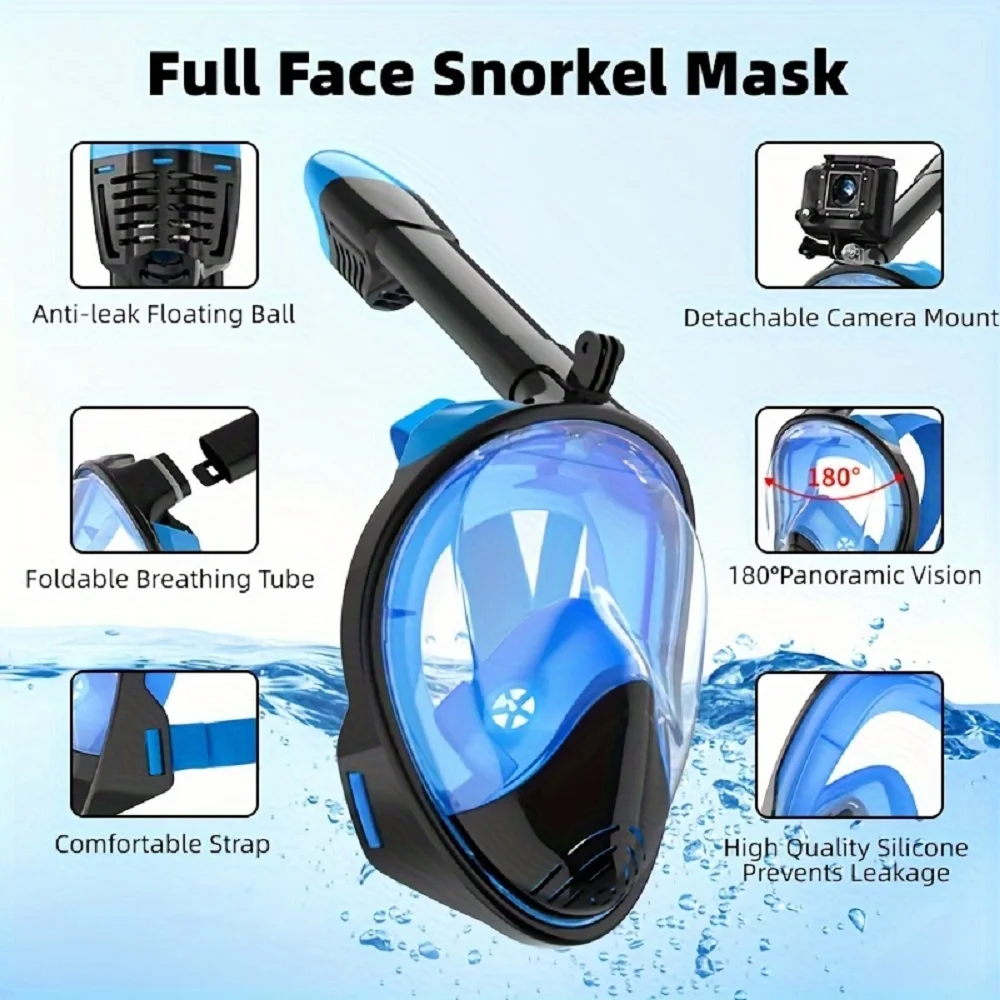 Full Face Snorkel Mask Snorkel - Anti Pollution Mask incelemesi ve fiyatı