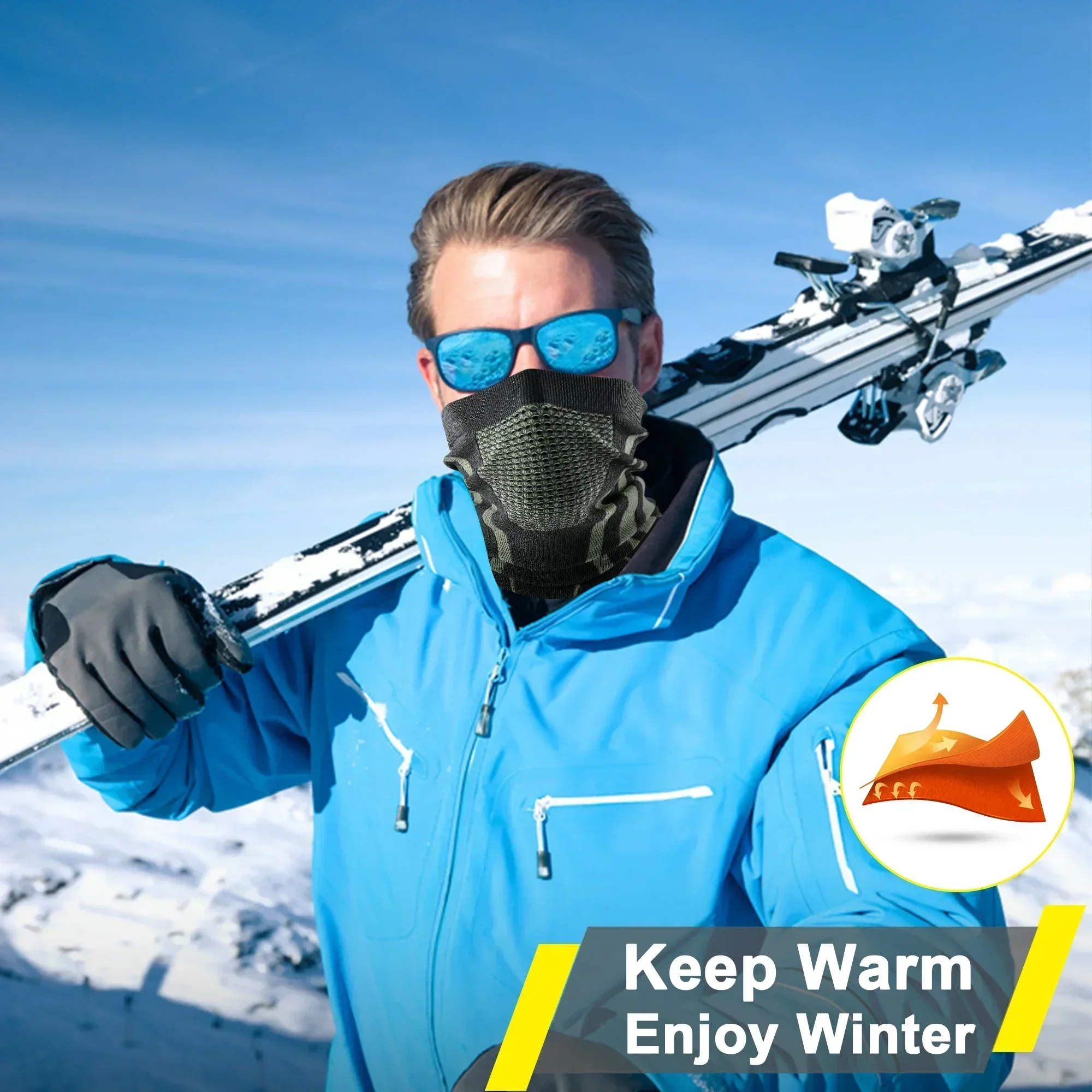 Winter Ring Tube Soft Bandana  - Neck Gaiter Face Cover incelemesi ve fiyatı